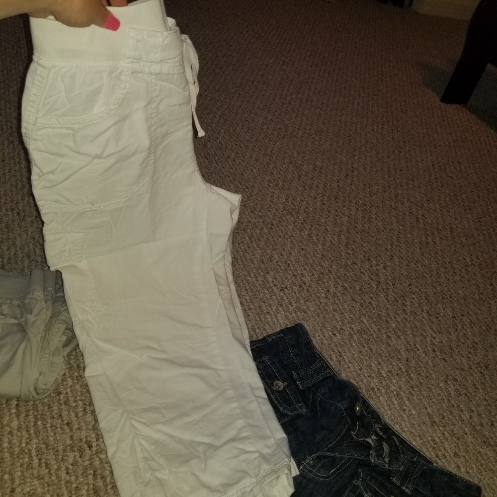 2 pair crop pants